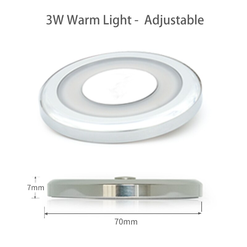 Genuine Marine Ultra-thin LED Ceiling Light 12/24V Car Interior LED Dome Reading Lamp With Dimmer Switch RV Camper Accessories: green