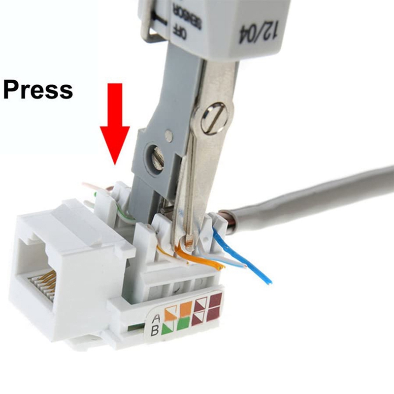 Punch Down Tool,IDC RJ45 RJ11 Cat5E Cat6 Network Telecom Phone Cable Socket Impact Terminal Insertion Tools