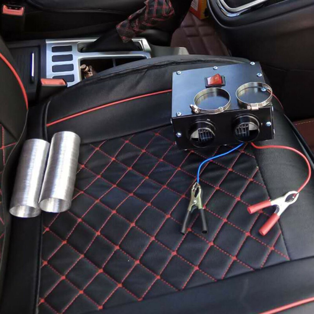 Descongelador de 24V ABS negro piezas de calentador rápido conjunto de accesorios Auto interior