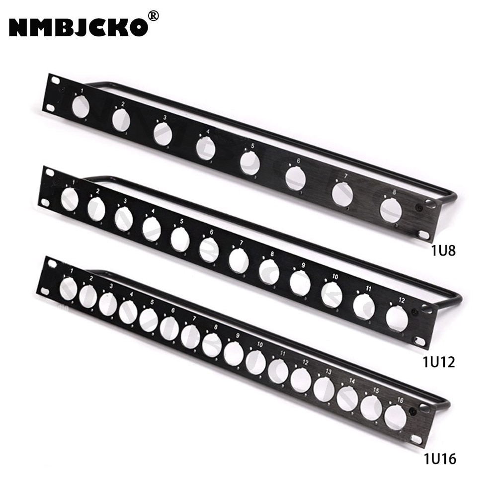 NMBJCKO Ethercon D-Series Panel Mount Jack Chassis Panel Mount Connector with D-series rack panel