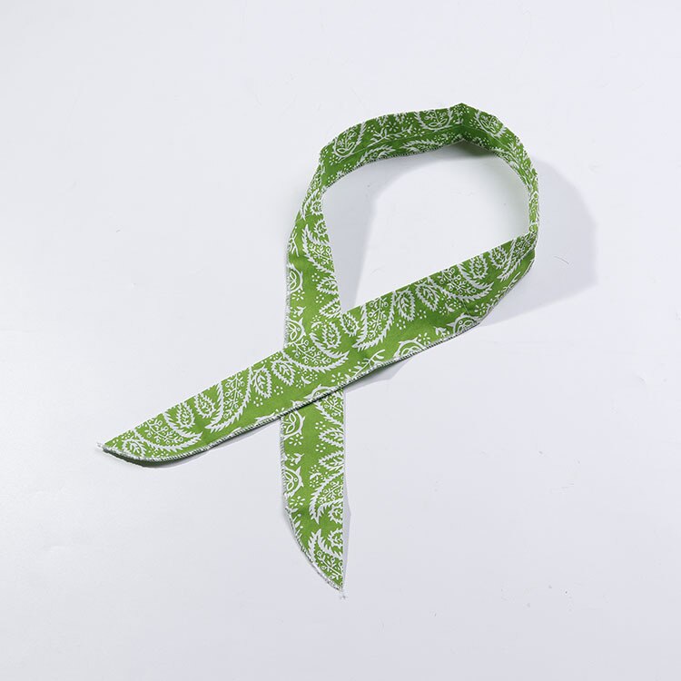 Summer Neck Cooler Scarf Body Ice Cool Cooling Wrap Tie Headband Multifunction Non-toxic Silk Scarf: B
