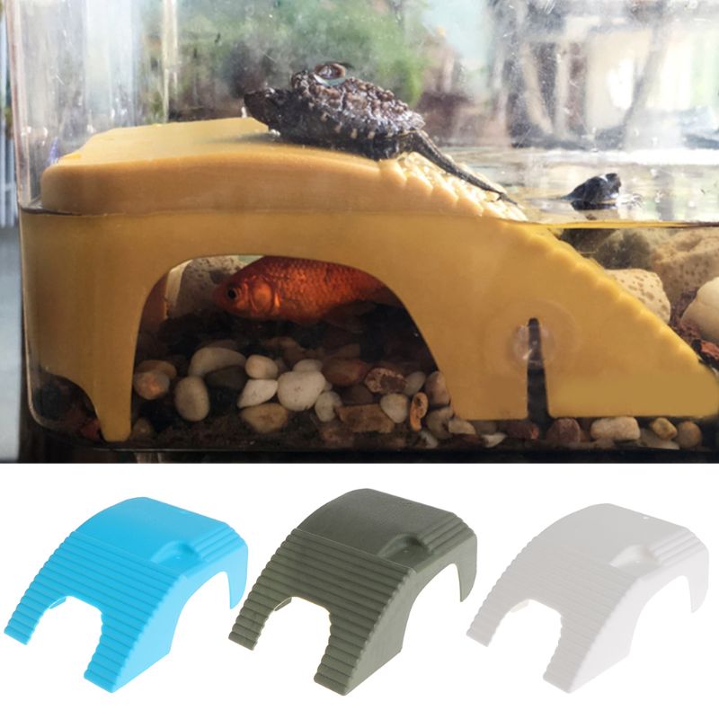 Unique Reptile Platform Turtle Basking Aquarium Amphibian Aquatic Climb Tank Staircase Pet Supplies