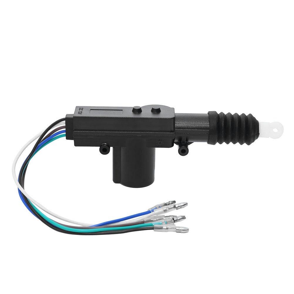 12V Car Locking System Actuator Single Shot Central Door Lock Motor Kit Universal Heavy Duty Electric Door Lock Actuator: 5Wire