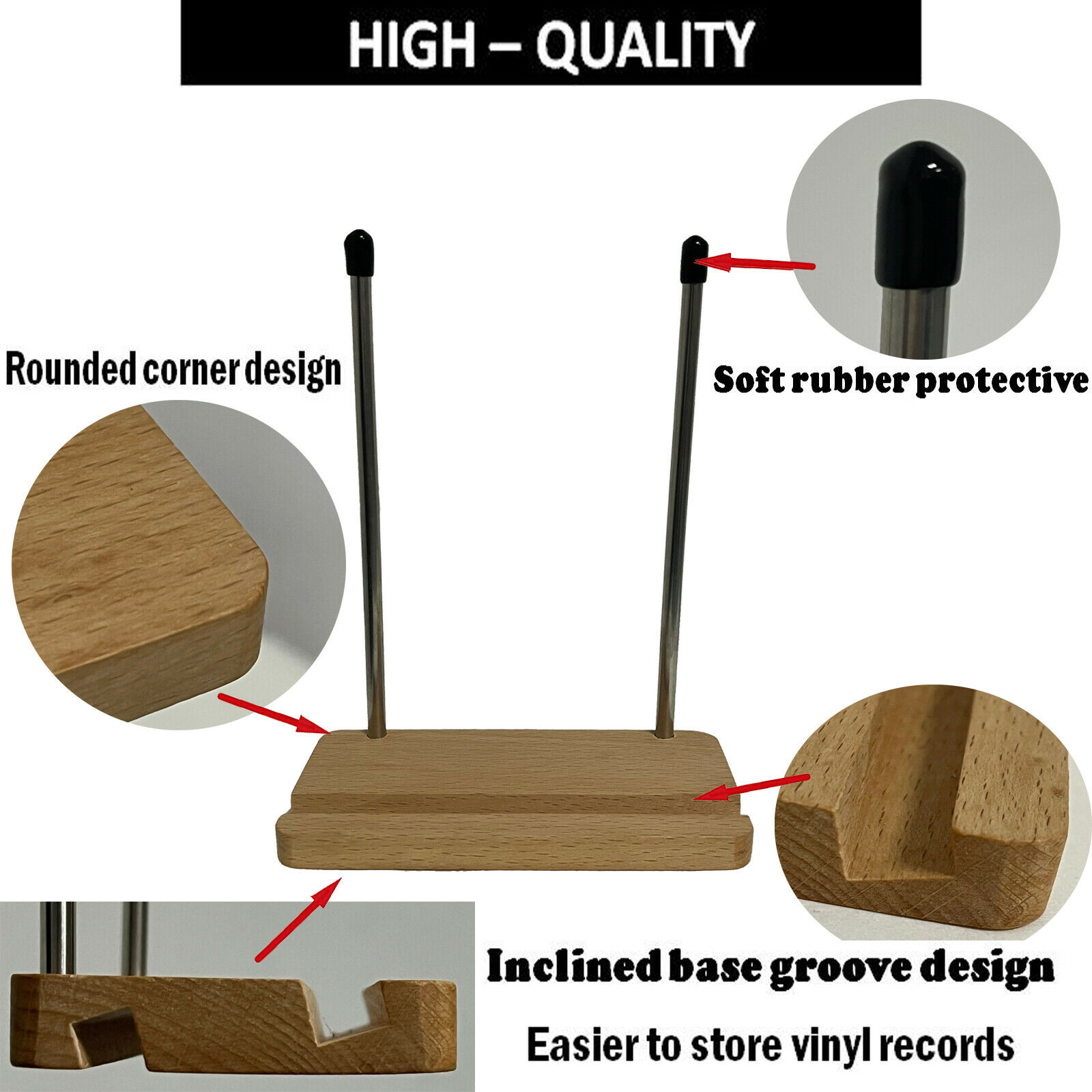 Record Album Cover Display LP Record Holder Vinyl Display Storage Organization