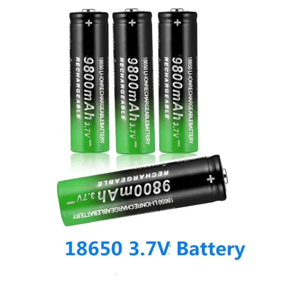 fast charging 18650 battery 9800mah 3.7V 18650 Li ion battery flashlight charging battery +