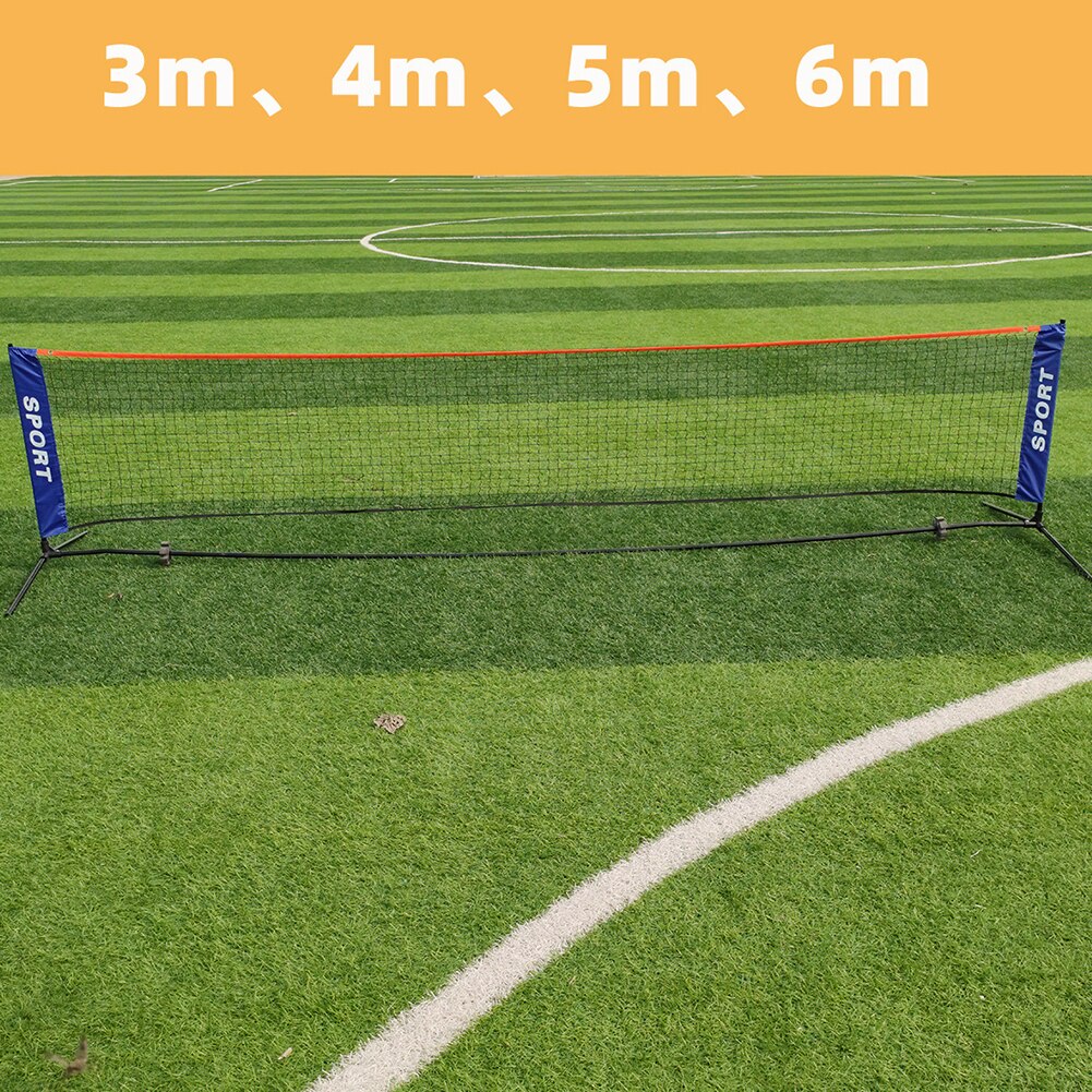 Portable Folding Standard Badminton Net Indoor Outdoor Sports Volleyball Tennis Training Square Nets Mesh