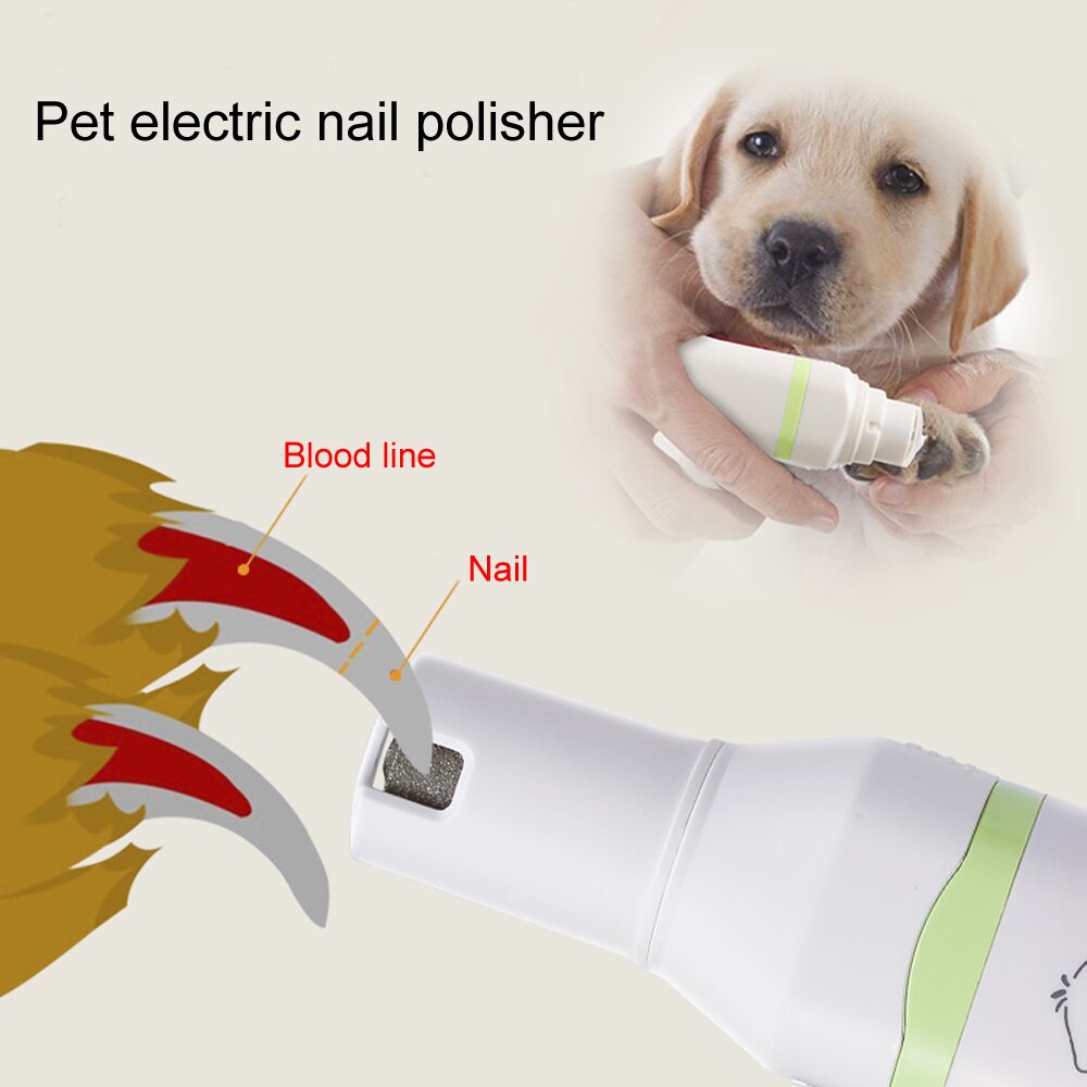 2 In 1 Pet Hond Kat Hair Trimmer Poot Nail Grinder Grooming Clippers Nail Snijder Haar Snijmachine Codos CP-5200