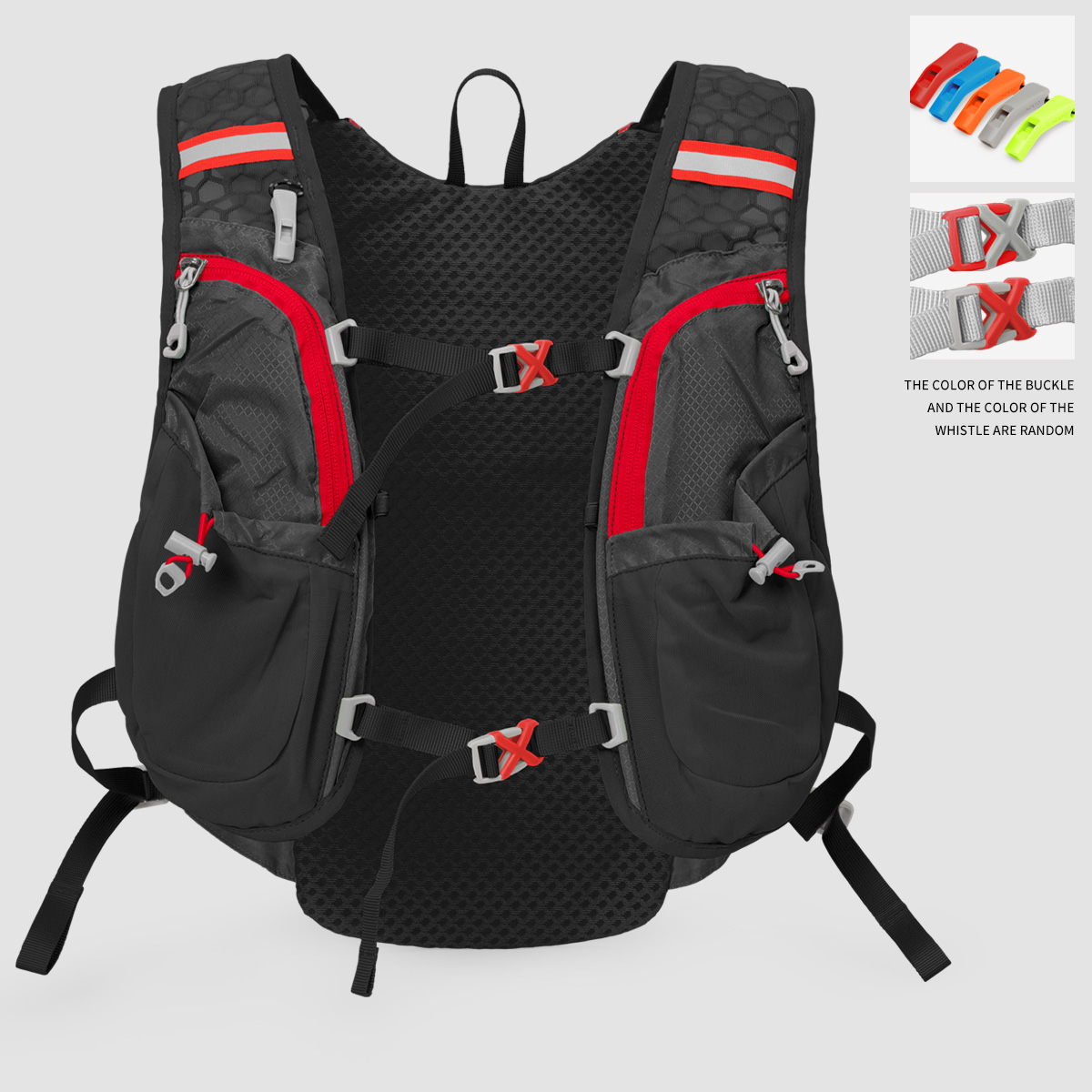 Trailrunning-Ultraleichter 5L Rucksack, Lauf-Hydrationsweste, Marathon-, Fahrrad 1,5L 2L Wasserbeutel