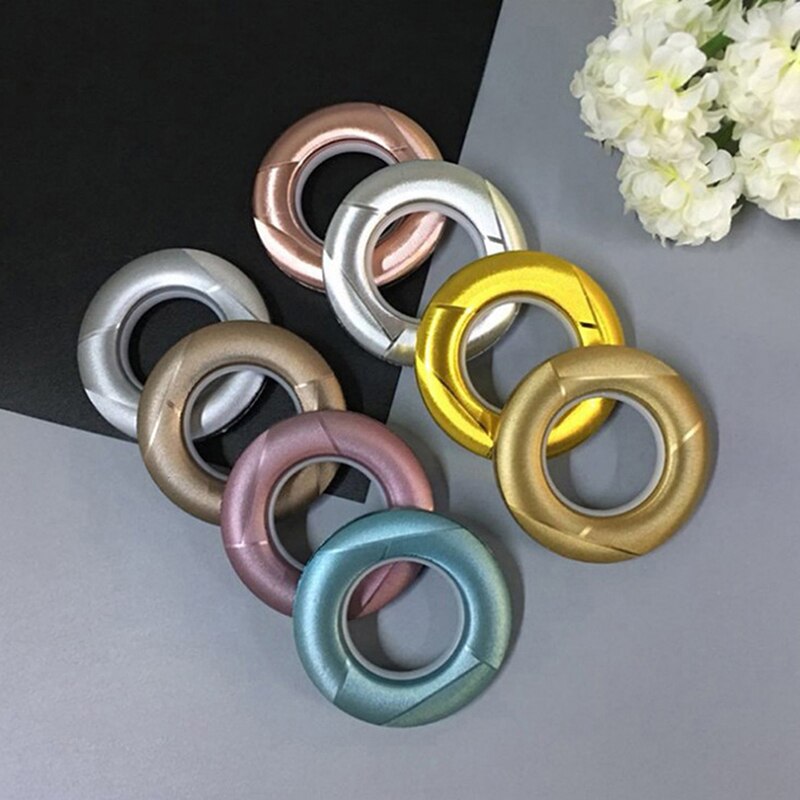 10 STKS / PARTIJ Woondecoratie Gordijn Accessoires Acht Kleuren Ringen Oogjes Voor Gordijnen Grommet
