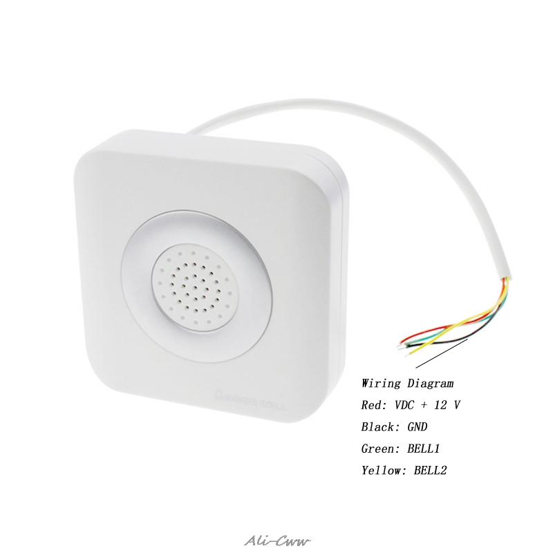 DC 12V Ring ding Dong Klingelton Zugriff Kontrolle Verdrahtete Türklingel Externe
