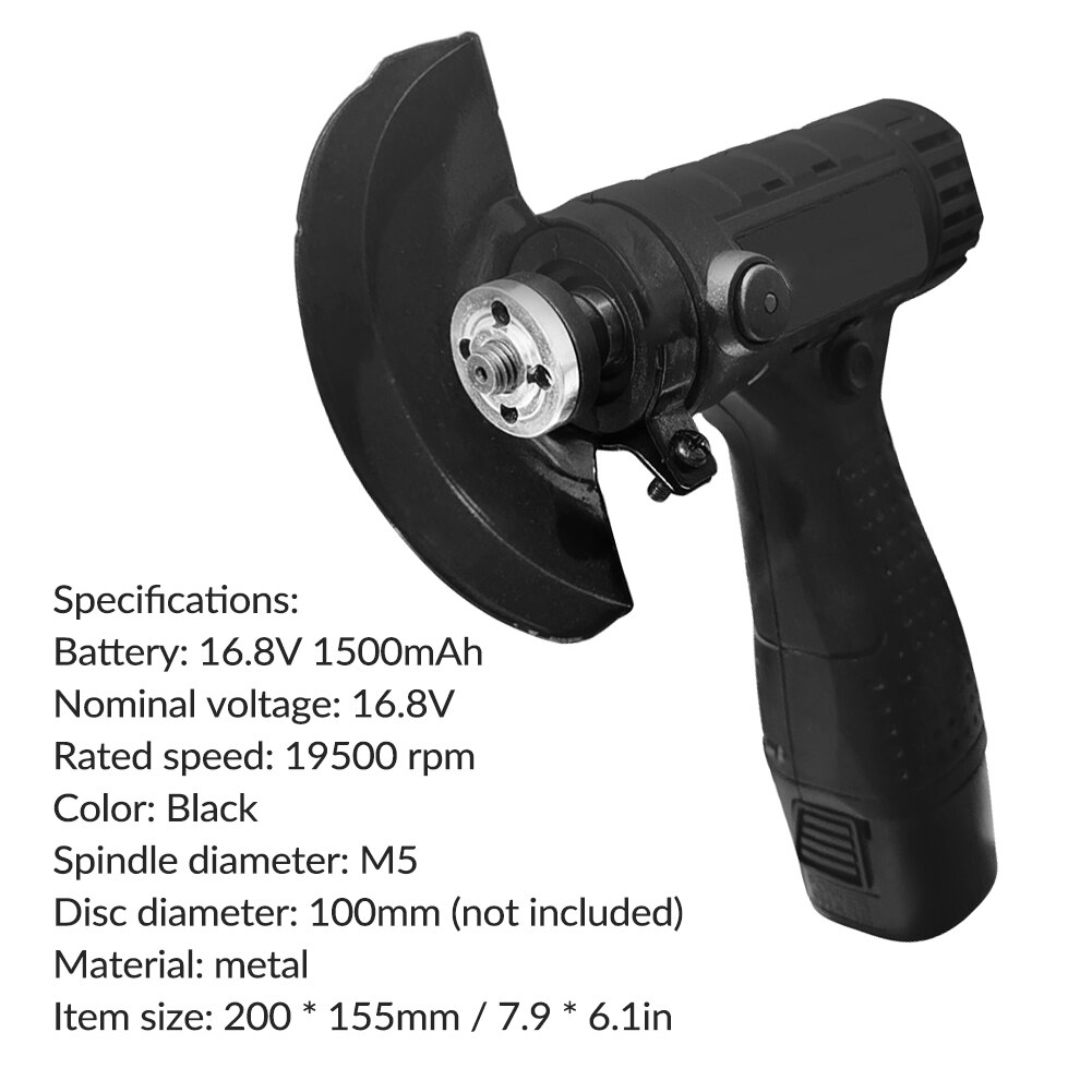 Rechargeable 100mm Angle Grinder Mini Cordless Angle Grinder Inner Outer Flange Nut Set Tools Power With Battery And Chargers