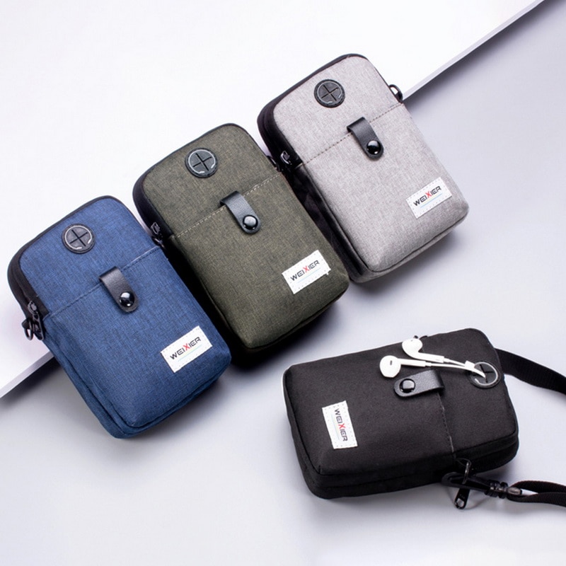 hommes sac de messager téléphone poche sac à bandoulière pour hommes épaule sac à main multifonctionnel mâle petit rabat