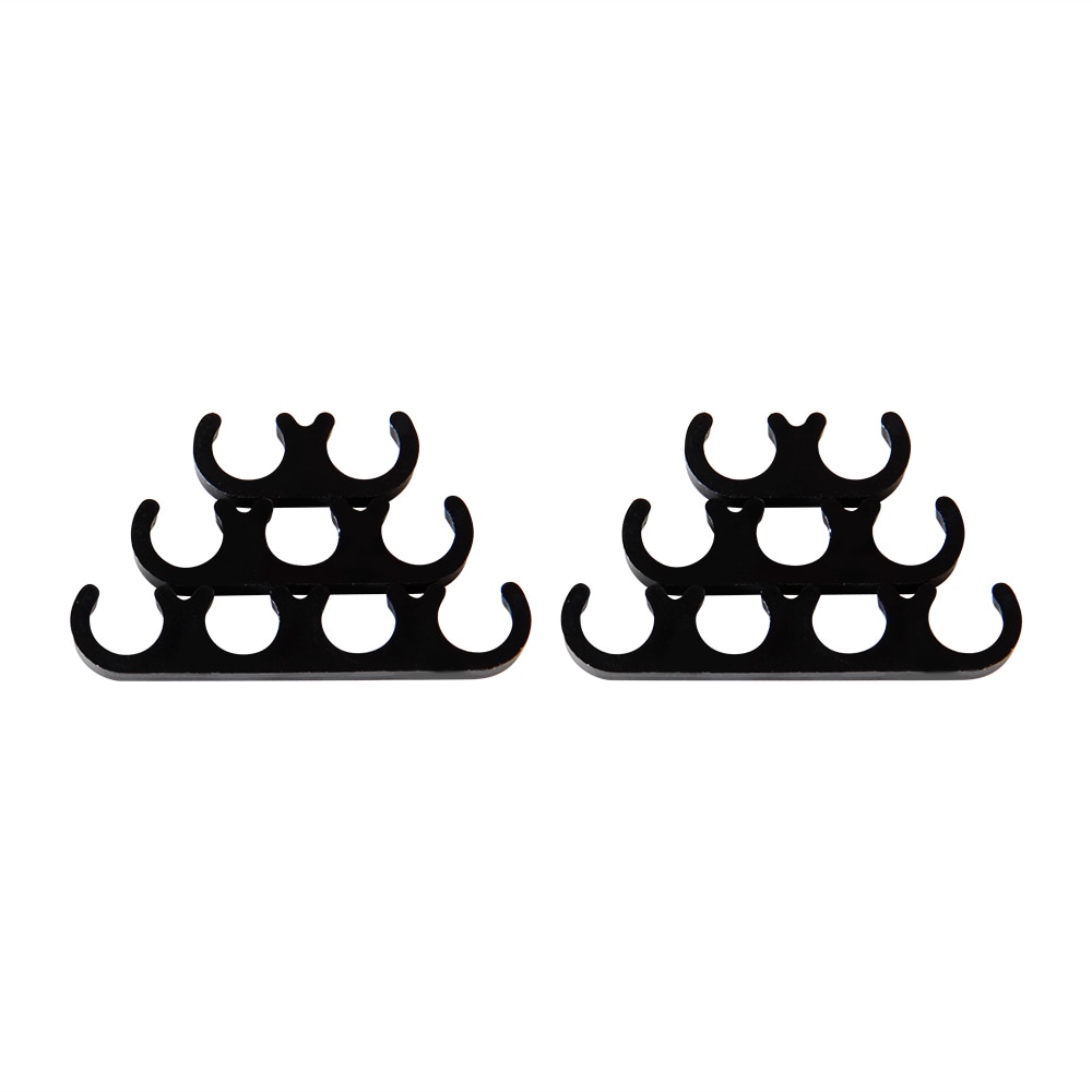 Black plastic 7mm 8mm Spark Plug Wire Cable Separator Dividers Looms For Ford