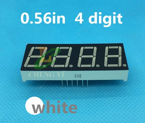 BLUE 4 Bit Digital Tube 0.56 inch LED Display 0.56" 0.56in Common anode 7 Segment display