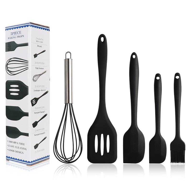 Kit De Cozinha Em Siliconen, Kit De Cozinha Para Een Cozinha, Avec Batteur Duufs, Spatule, brosse Huile