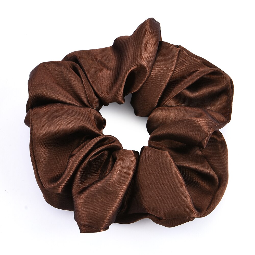 Chouchous élastiques en Satin de soie pour femmes, nouveaux accessoires pour cheveux de noël: SG743