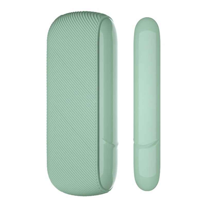 9 Colors Fine Twill Silicone Side Cover Full Protective Case Pouch for IQOS 3.0 Outer Case for IQOS Accessories: YELLOW