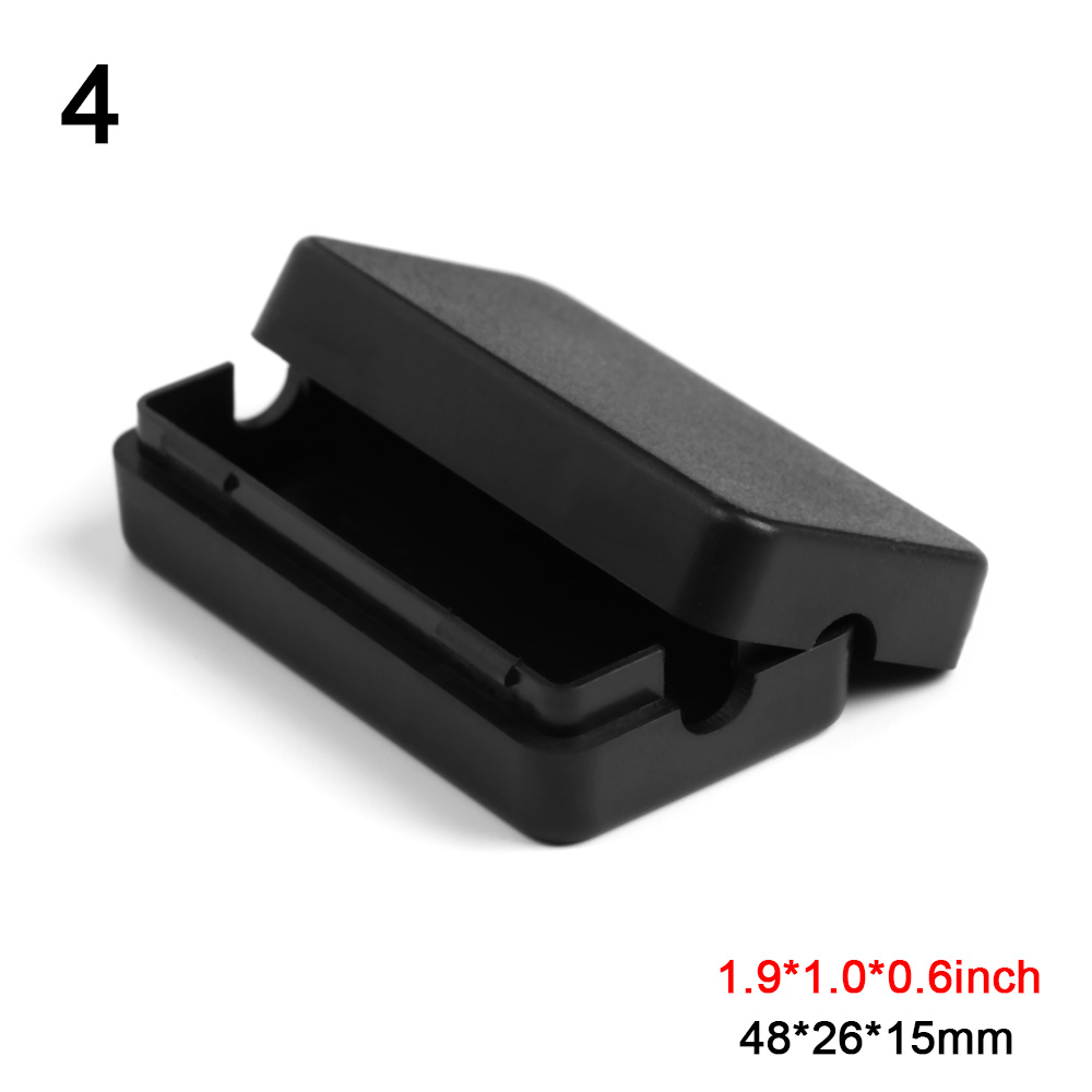 14 sizes Black ABS Plastic Electronic Project Box Instrument Case DIY Waterproof Cover Project Enclosure Boxes: 48x26x15mm