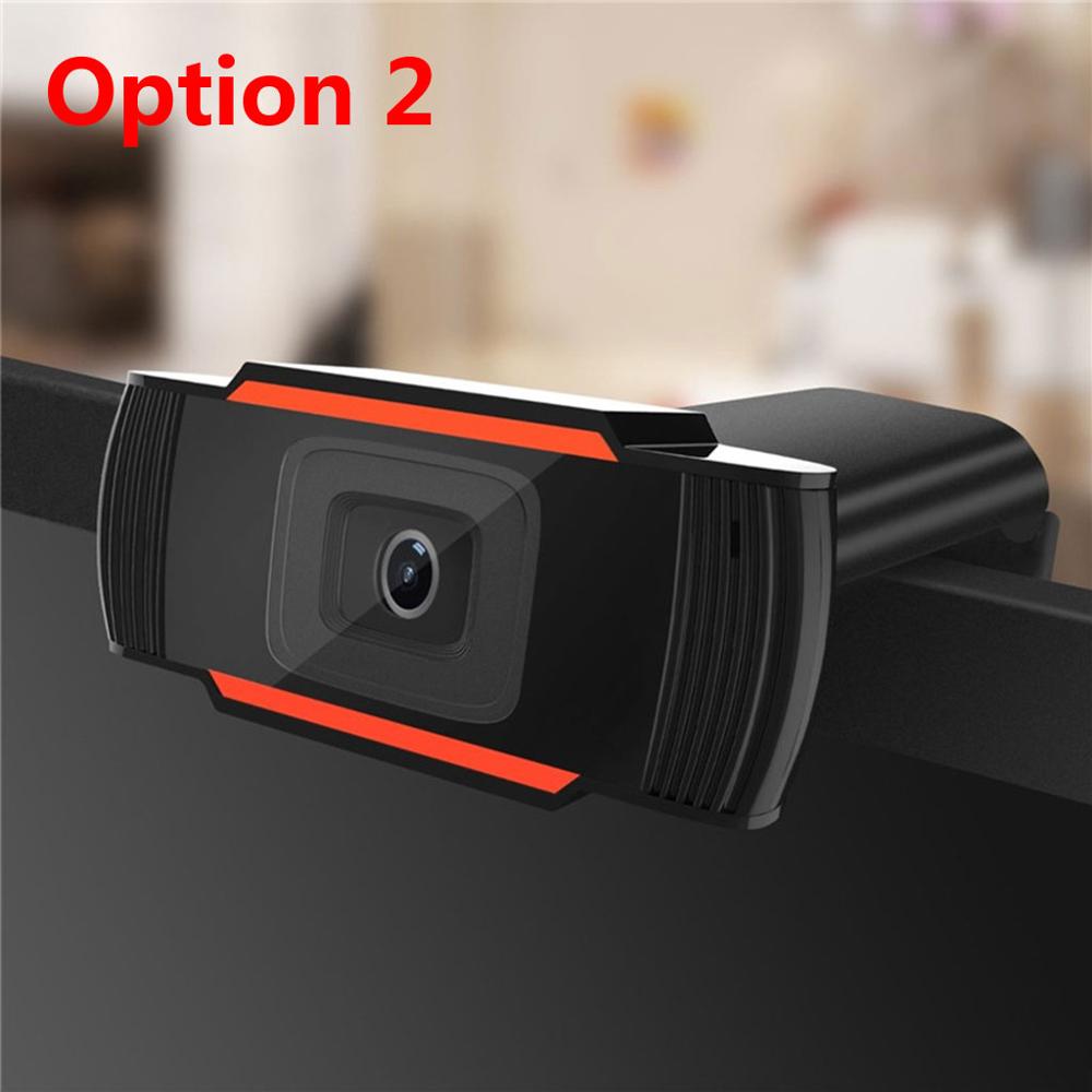 Computer PC Laptop Desktop Webcam 480P 720P 1080P HD Web Camera 640x480 1920x1080 USB Plug Play Web Cam Widescreen Video Webcam: 720P Option 2