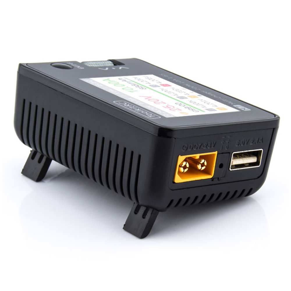 ToolkitRC M7 200W 10A DC cargador/descargador de equilibrio adaptador ADP100 (UE/EE. UU.) para batería Lipo LiHV LiFe Lion RC 1-6S