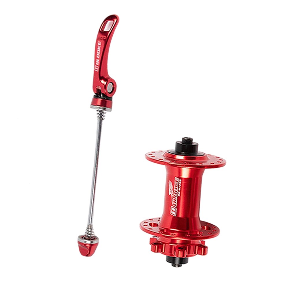 Bicycle Hubs Sealed Bearing MTB Mountain Bike Hub Quick Release set 32 holes Disc Brake 2 Bearings 8-11speed: Red Front