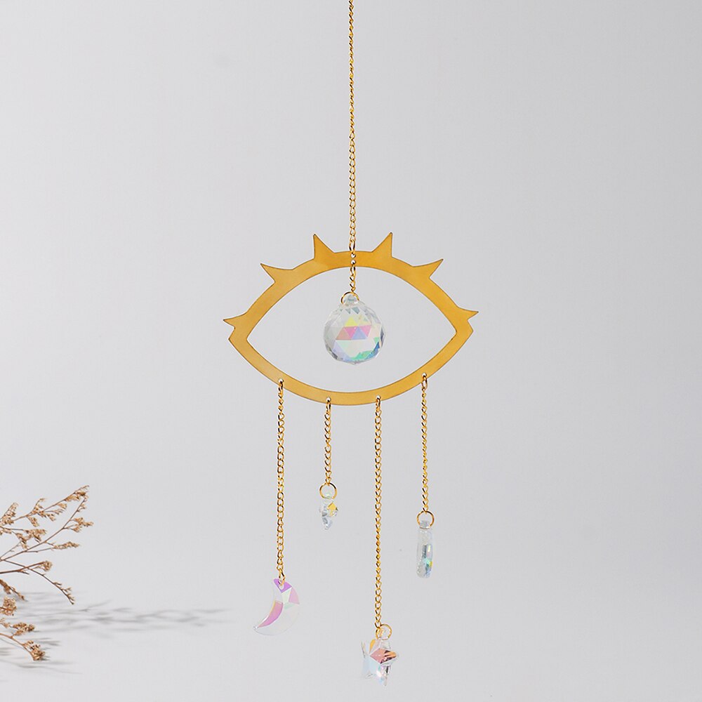 Eye Suncatcher Tuin Decoratie Outdoor Crystal Light Catcher Regenboog Opknoping Boho Inrichting Rainbow Maker Windows Suncatcher: Suncatcher M0850