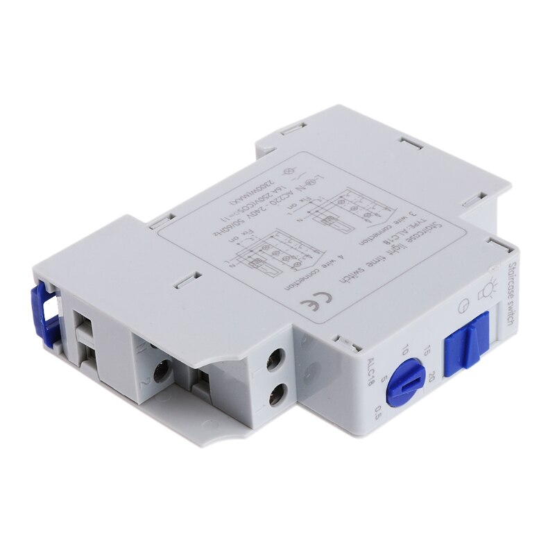 Durable 16A DIN Rail Staircase Electronic Relay Switch Corridor AF