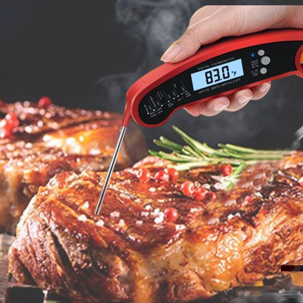 Instant Lesen Fleisch Thermometer für Grill Kochen Wasserdicht Schnelle 