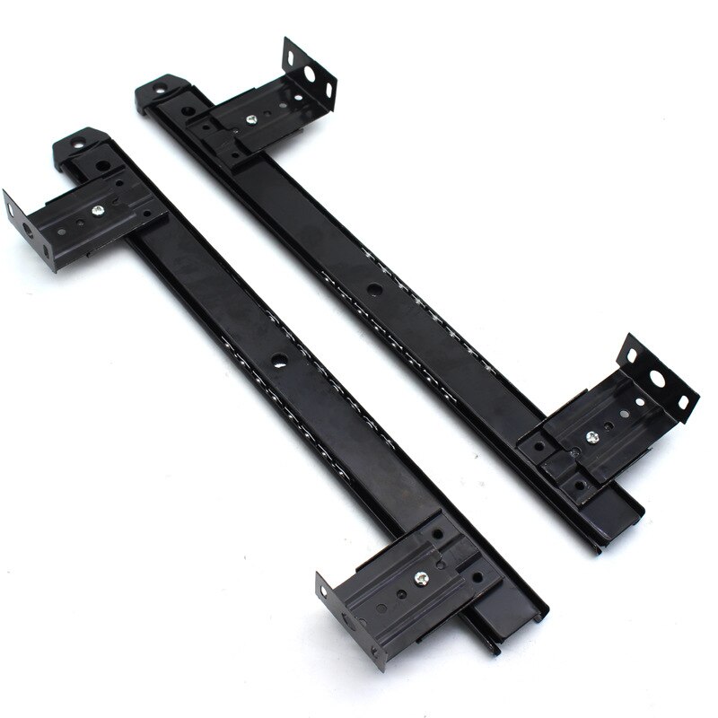 1 Set 356mm Silent Ball Bearing Keyboard Slides Keyboard Drawer Slides Tray Accessories Cabinet Furniture Hardware Rails Rack