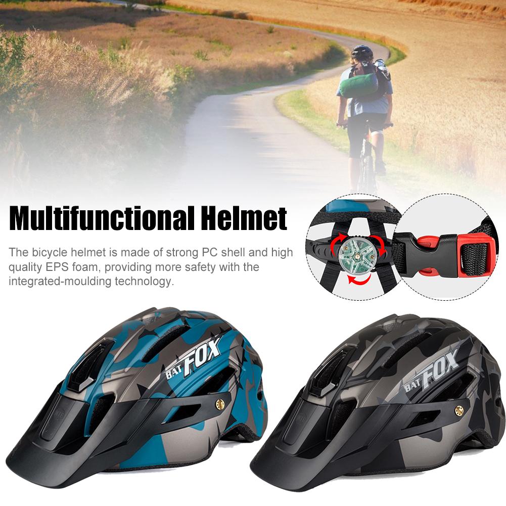 Mountain Fietshelm Ultralight Fietsen Veiligheid Helm Alle-in-een Integraal-gegoten Fietshelm Road Mountain MTB helm