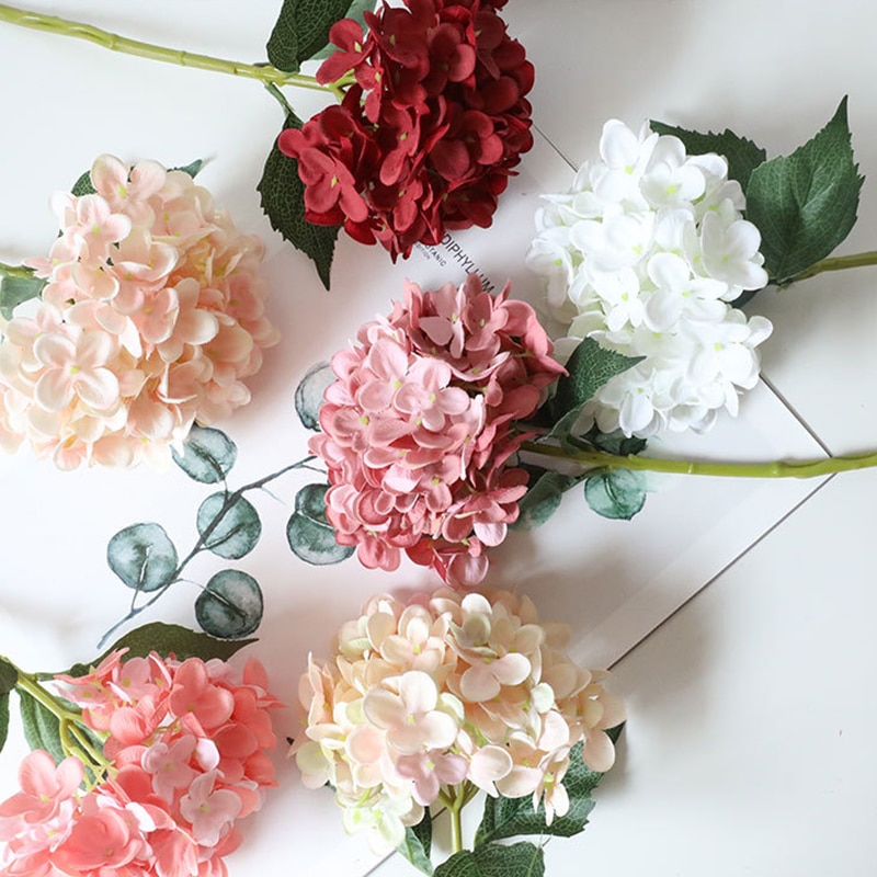 Kunstmatige pioenbloemdecoratie, geconserveerde hortensia, familiehuwelijksfeest, verjaardag Nieuwjaar Valentijnsdag boeket