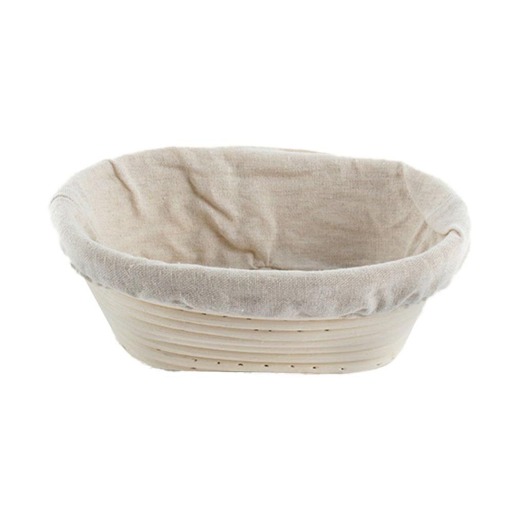 Rattan Korb Teig Banneton Brotform Brot Proofing Beweist GäSprosse Land Körbe.: 28x14x8cm