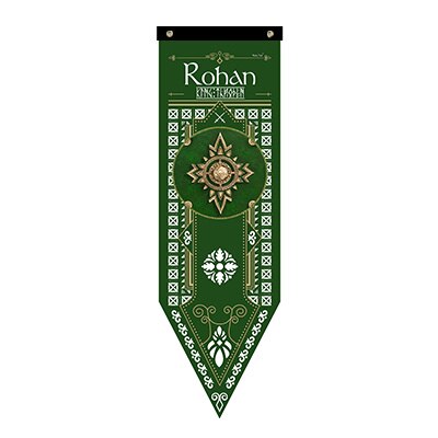 Erebor Arkenstone Lotr Flagge Rivendell Rohan Arthedain Ancalagon die Schwarz Saruman Wohnkultur Fahnen Banner Dekoration Valance S2: Rohan