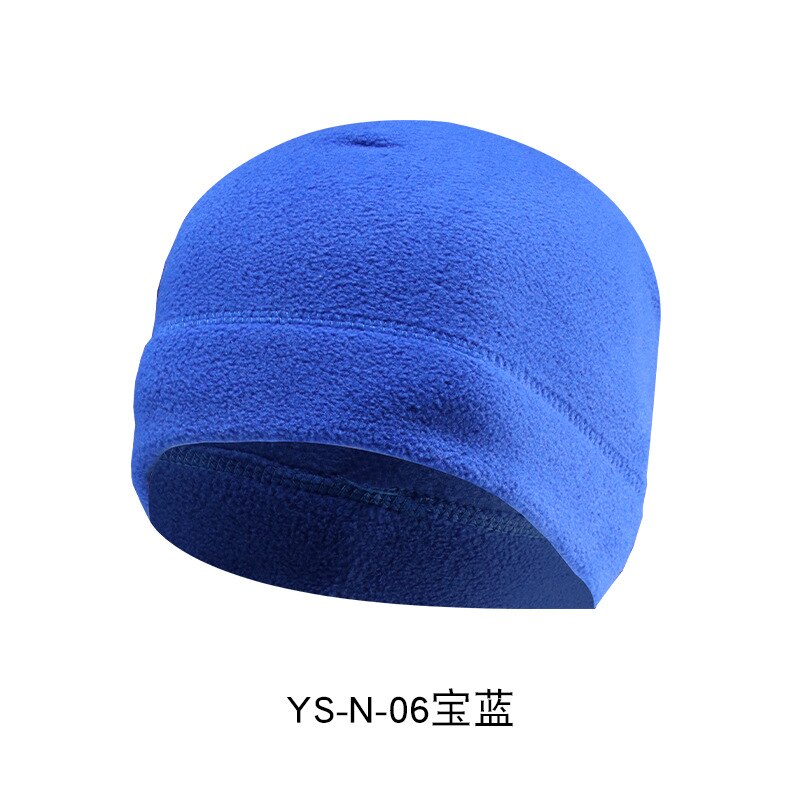 Casquette polaire extérieure, automne hiver laine mélanges doux bonnet tricoté hommes femmes chapeaux Ski casquettes bonnets couleur unie 12 couleurs: F