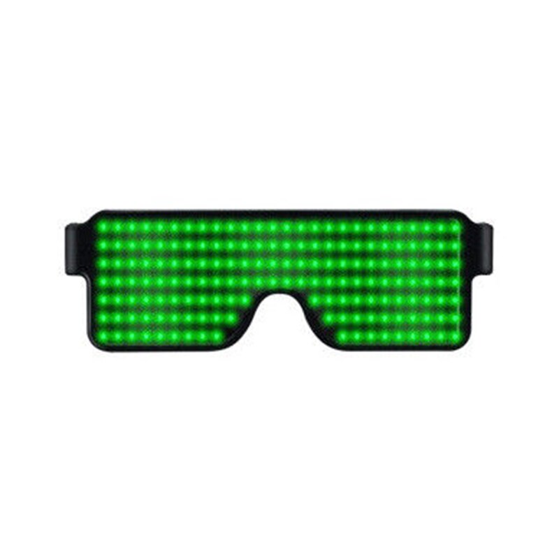 5 Colors Novelty LED Glasses Light Up Shades Glow Flashing Sunglasses Eyewear Nightclub Party 8 Modes Luminous Rave Decoration