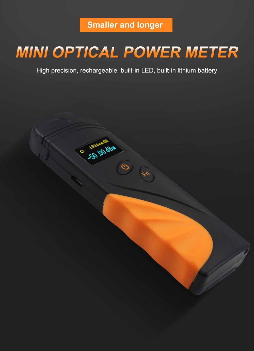 Ftth Hohe Präzision Handheld Mini Fiber optisch Energie Meter -70 + 3 dBm Fiber Optische Kabel Tester-50-+ 20