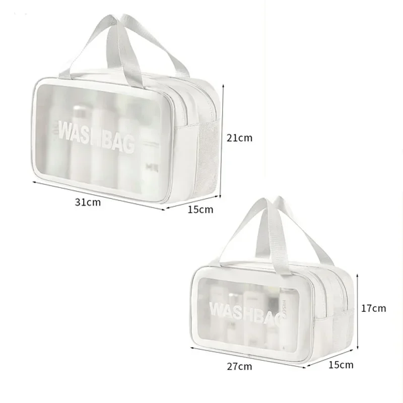 Thick Dry-Wet Separation Partition Toiletry Bag Portable Double-Layer Cosmetic Storage Bag for Travel, Beach, Pool Bathing: Yellow
