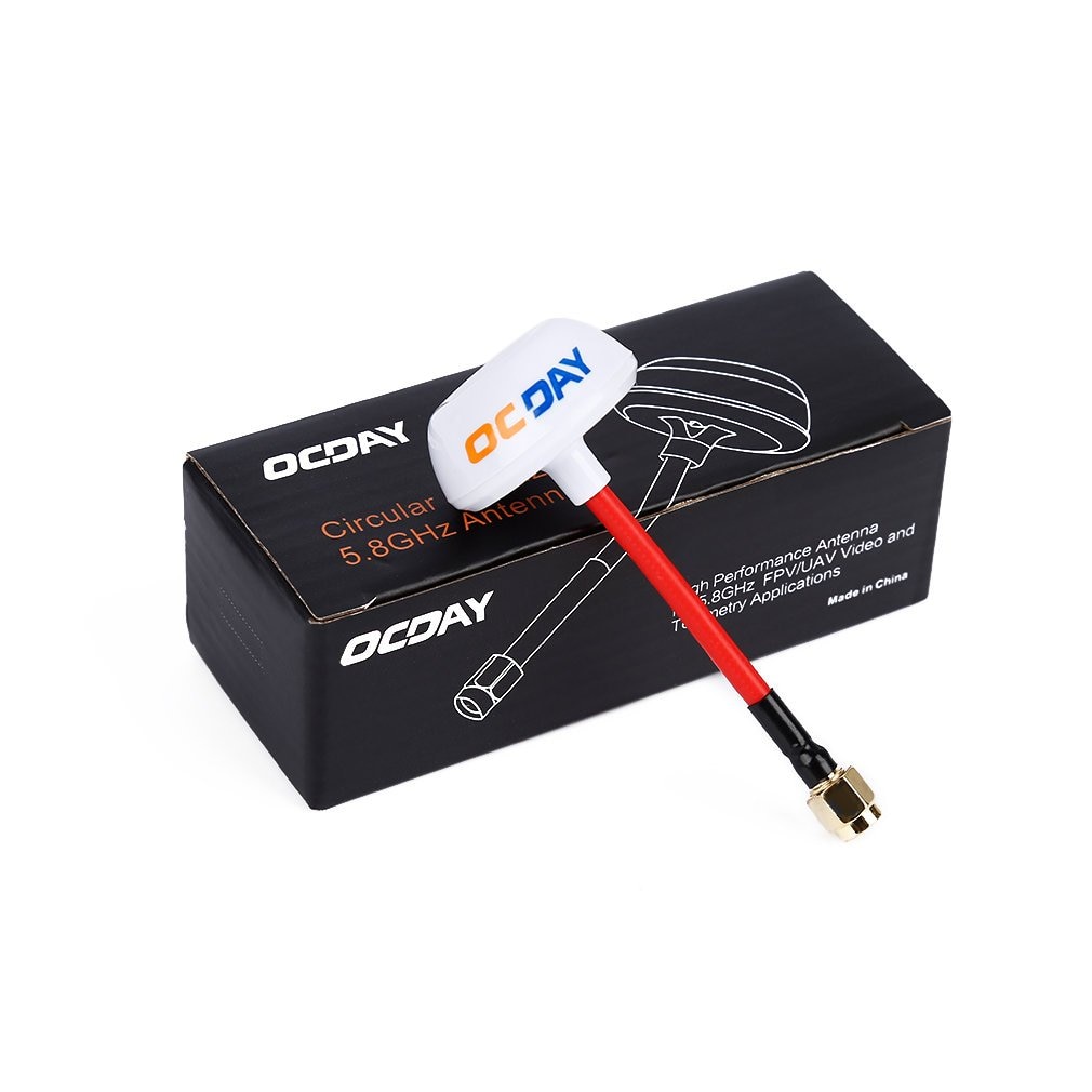 OCDAY okólnik spolaryzowana antena 5.8GHz RP-SMA (otwór wewnętrzny) dla mini Quad ZMR250 znakomicie zaprojektowany trwały wspaniały