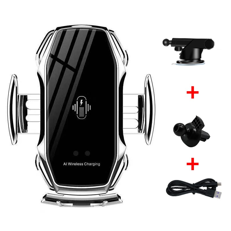 Drahtlose Auto Air Vent Ladegerät 10W foriPhone 8 Plus X Auto Spann Telefon Halter Multi Kompatibel forSamsung S9 S10 schnelle Lade