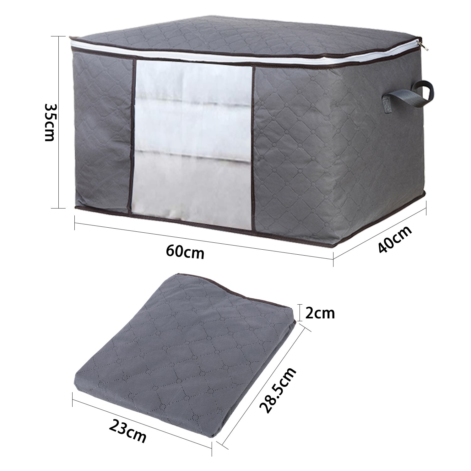 4 Stks/set Opvouwbare Dekbed Deken Opbergtas Huishouden Kleding Box Stofdicht Quilt Beha Sokken Kleding Opslag