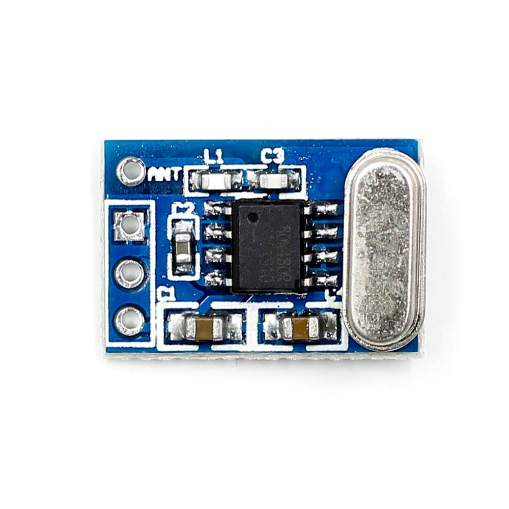 1 Set 433MHz Transmitter Receiver Wireless Module SYN115 Transmitter Module with SYN480R Receiver Module Ask/OOK Chip PCB: SYN480R 433M