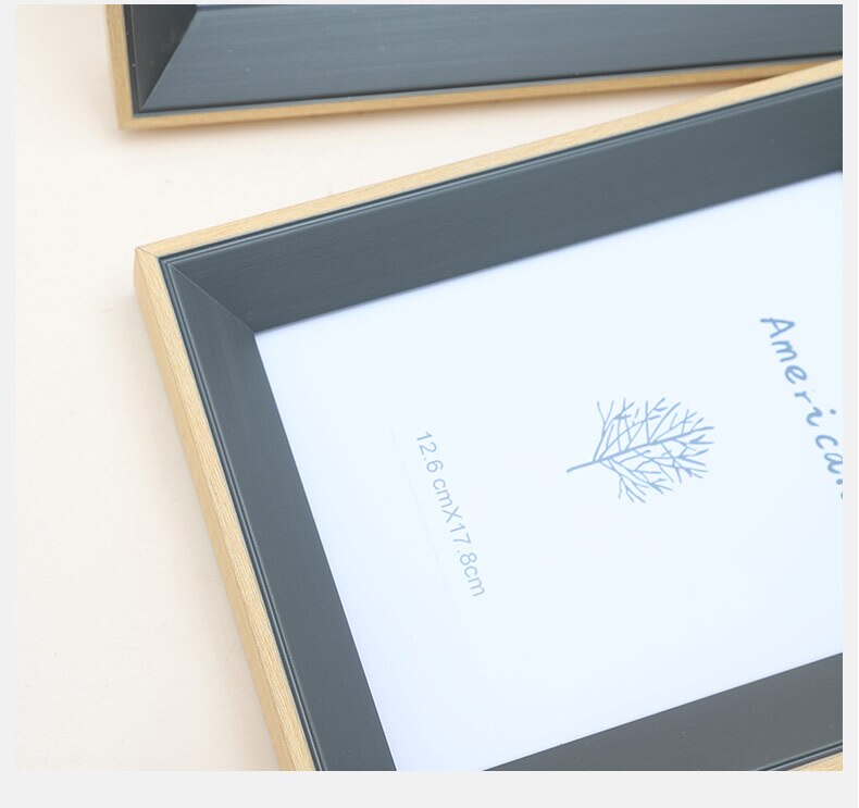 Beautiful Golden Simple Photo Frame Modern Nordic Picture Frames Retro Resin Vertical Wall Painting Frame Delicacy Home Decor