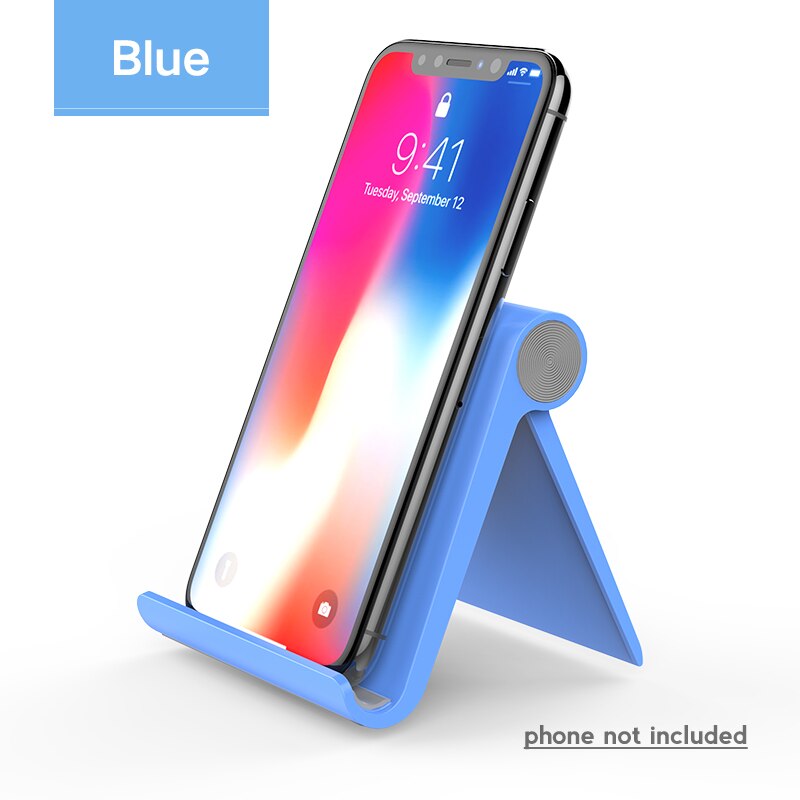 Ugreen Support de téléphone Support Mobile Smartphone Support de tablette pour iPhone bureau Support de téléphone Portable Support Portable Support Mobile: ABS Blue for Phone