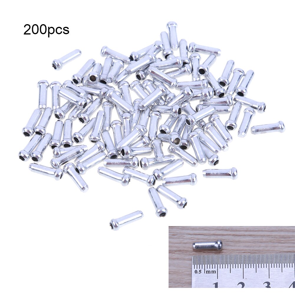 200Pcs Crimps Mtb Fiets Accessoires Fiets Cable End Caps Brake Shifter Draad Innerlijke Kabel Tips Voor Mtb Bike
