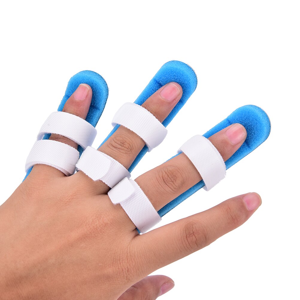 3 størrelser trigger fingerskinne støttebøjle til hammerfinger/forstuvning/fraktur/smertelindring/immobilisering af fingerknoer