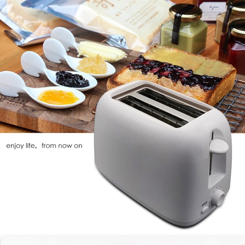 Toaster 2 Slice Stainless Steel Bread Extra Wide Slot Compact Toasters Electrical Small Bread Machine for Waffle