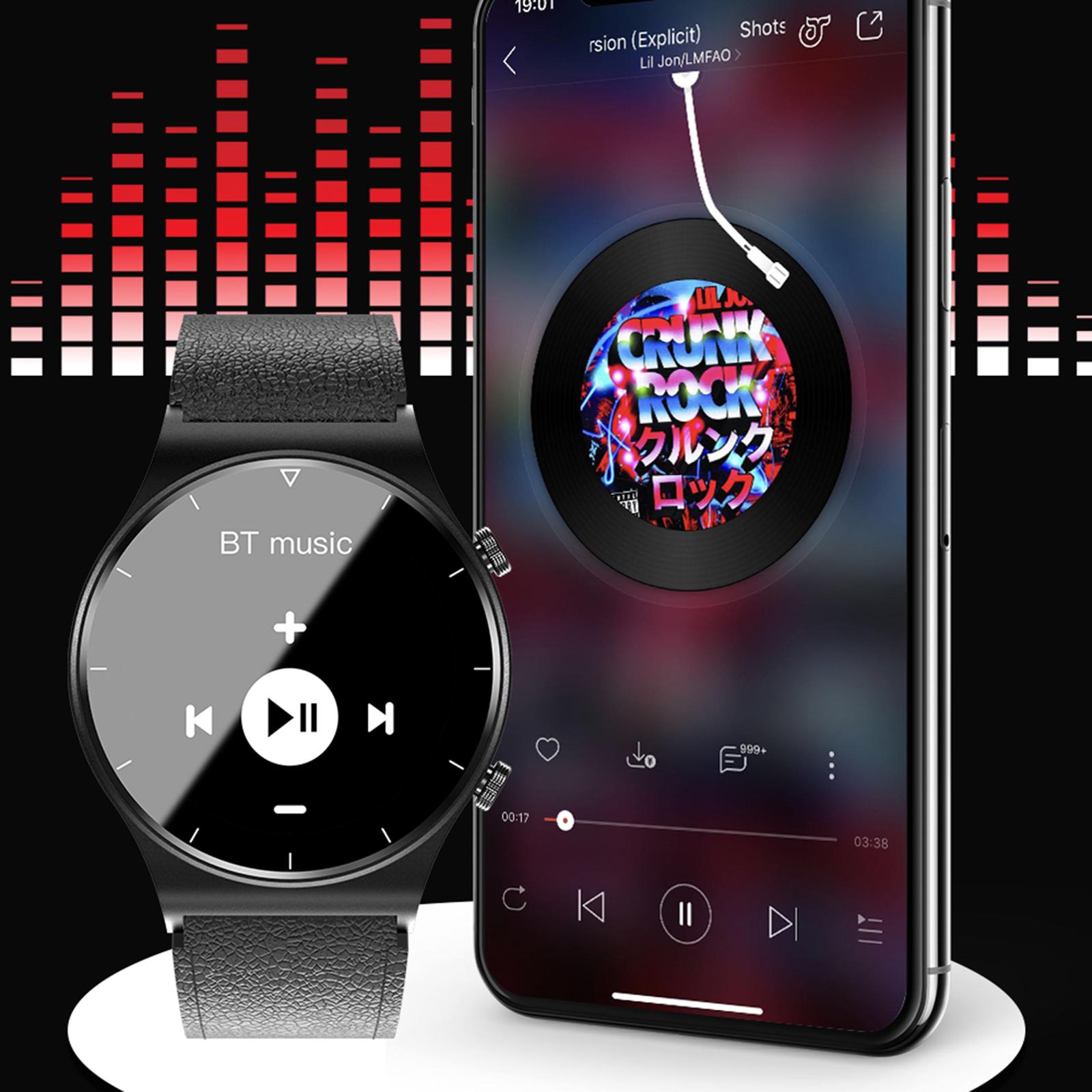 GT08 Clever Uhr Smartwatch Stoppuhr voll berühren Fitness Tracker Bewertung Blutdruck Monitor Schrittzähler für Android iOS