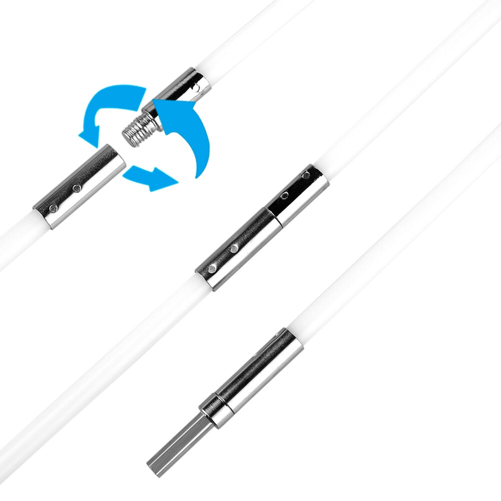 20 Feet Chimney Brush Boiler Brush Set Household Industrial Chimney Boiler Dryer Cleaning Dryer Duct Cleaning Tool Kit