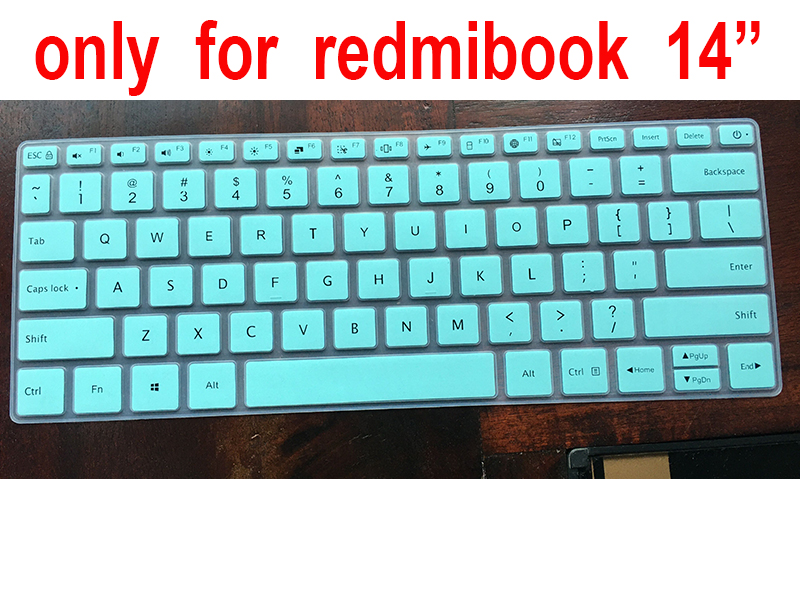 Washable Laptop Keyboard Cover For Xiaomi Redmibook 14 inch Red Mi Book Mibook 14 Silicone Waterproof Notebook Protector: Green