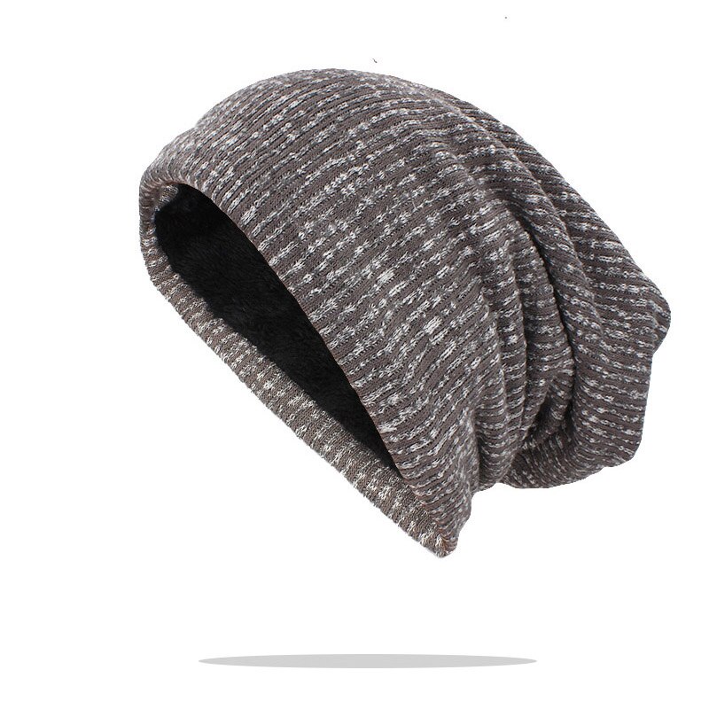 LOVINGSHA Warme Winter Mutsen Hoeden voor Mannen Mode Vrouwen Accessoires Unisex Hip Hop Elastische Herfst Caps HT136: Grijs